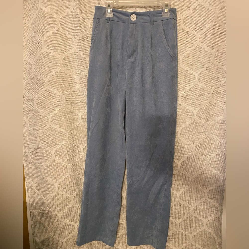 Light Blue Corduroy Pants